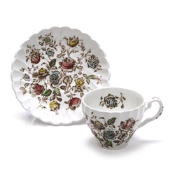 Staffordshire Bouquet by Johnson Bros., China Cup & Saucer