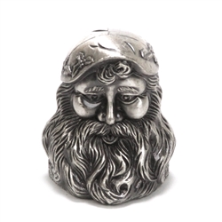 Napkin Ring, Pewter, Santa