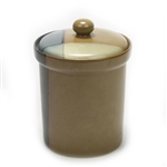 Gold Dust Green by Sango, Stoneware Sugar Canister