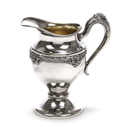 Cream Pitcher by L. B., Silverplate, Grapes