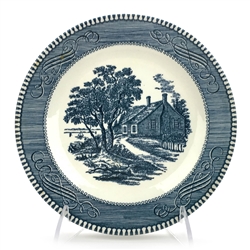 Currier & Ives Blue by Royal, China Salad Plate