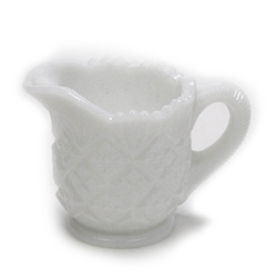 Cream Pitcher, Glass, Milk Glass