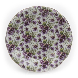 Pansy Chintz Collection by Baum Bros., China Dinner Plate