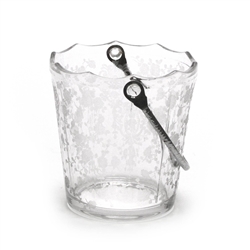 Rose Point by Cambridge, Glass Ice Bucket