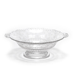 Rose Point by Cambridge, Glass Centerpiece Bowl, Handled