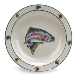 Rainbow Trout by Folkcraft, Stoneware Dinner Plate