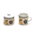 Tea Pots by Sakura, Stoneware Cream Pitcher & Sugar Bowl