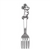 Walt Disney by Bonny, Stainless Youth Fork, Mickey Mouse