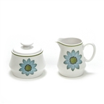 Up-Sa Daisy by Noritake, China Cream Pitcher & Sugar Bowl