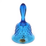 Hobnail Colonial Blue by Fenton, Glass Dinner Bell