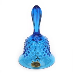 Hobnail Colonial Blue by Fenton, Glass Dinner Bell