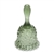 Daisy & Button Colonial Green by Fenton, Glass Dinner Bell