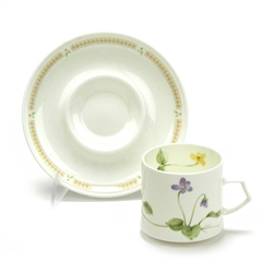 Nature's Garden by Mikasa, China Cup & Saucer, Violet