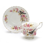 Woodland Series by Royal Albert, China Cup & Saucer, Redwing