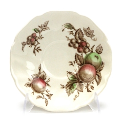 Harvest Time Brown Multicolor by Johnson Bros., China Saucer