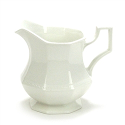 Heritage, White by Johnson Brothers, Ironstone Cream Pitcher
