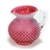 Hobnail Cranberry (Opalescent) by Fenton, Glass Water Pitcher, 80 Oz. Jug