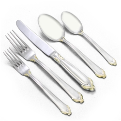 Delacroix Gold by Mikasa, Stainless 5-PC Setting