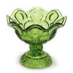 Moon & Stars Green by Smith Glass Co., Glass Compote