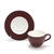 Spa Maroon by Pagnossin, Ironstone Cup & Saucer