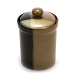 Gold Dust Black by Sango, Stoneware Canister, Small
