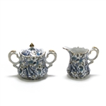 Blue Paisley by Lefton, China Cream Pitcher & Sugar Bowl