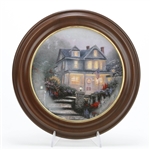 Thomas Kinkade by Knowles, Edwin, China Collector Plate, A Warm Welcome Home