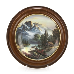 Collector Plate by Franklin Mint, China, Mountain Retreat