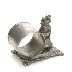 Napkin Ring, Figural, Silverplate, Kate Greenway Girl