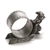 Napkin Ring, Silverplate, Skater & Sled