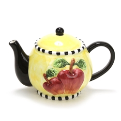 Teapot by CBK Ltd., Ceramic, Apples