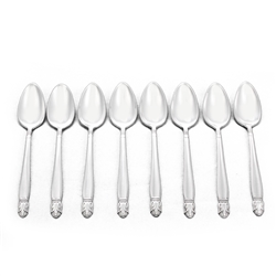 Danish Princess by Holmes & Edwards, Silverplate Teaspoons, Set of 8