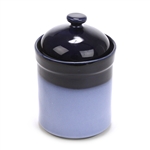 Nova Blue by Sango, Stoneware Canister, Medium