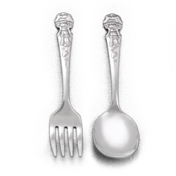 Strawberry Shortcake by Oneida, Stainless Baby Spoon & Fork