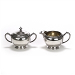 Fiesta by Oneida, Silverplate Cream Pitcher & Sugar Bowl