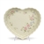 Tea Rose by Pfaltzgraff, Stoneware Quiche Plate, Heart Shape