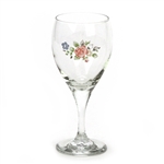 Tea Rose by Pfaltzgraff, Glass Wine Goblet