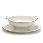 Marseille by Noritake, China Gravy Boat, Attached Tray