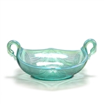 Swan Green by Fenton, Glass Bowl, Iredescent