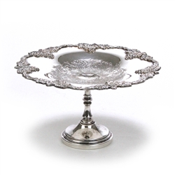 Compote by Sheffield, Silverplate, Grapes, Chased