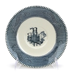 Currier & Ives Blue by Royal, China Saucer