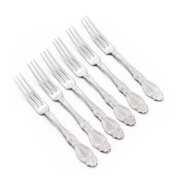 Chatsworth by Holmes & Edwards, Silverplate Berry Forks, Set of 6, Monogram B