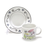 Vues de Paris by Studio Nova, Porcelain Demitasse Cup & Saucer