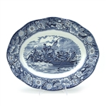 Liberty Blue by Staffordshire, China Serving Platter, Oval