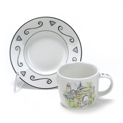 Vues de Paris by Studio Nova, Porcelain Demitasse Cup & Saucer