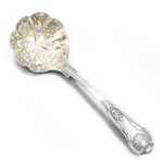 Cream Ladle by Sheffield, Silverplate, Kings, Fruit, Gilt