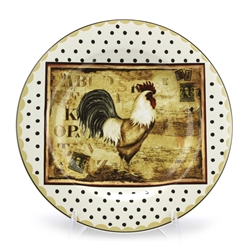 Retro Rooster by Sakura, Stoneware Salad Plate