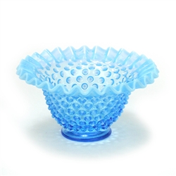 Hobnail Blue Opalescent by Fenton, Glass Bowl