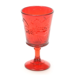 Strawberry and Currant Ruby by L. G. Wright, Glass Water Goblet