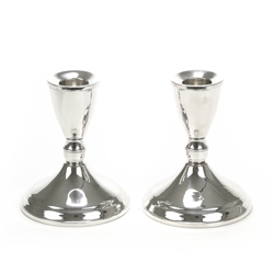 Candlestick Pair by Duchess, Sterling, Ringed Base